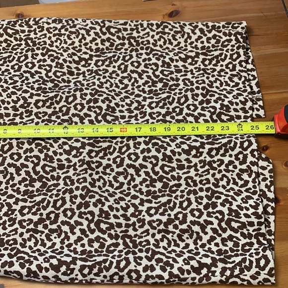 J.Crew NWT Pencil Skirt #2, 100% Linen, Animal Print, Lining w Stretch - Picture 6 of 14